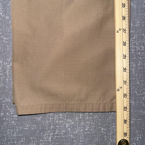 5.11 Tactical Pants Mens 37x34 Beige Cargo Ripstop Elastic Waist Workwear Duty - Picture 8 of 10